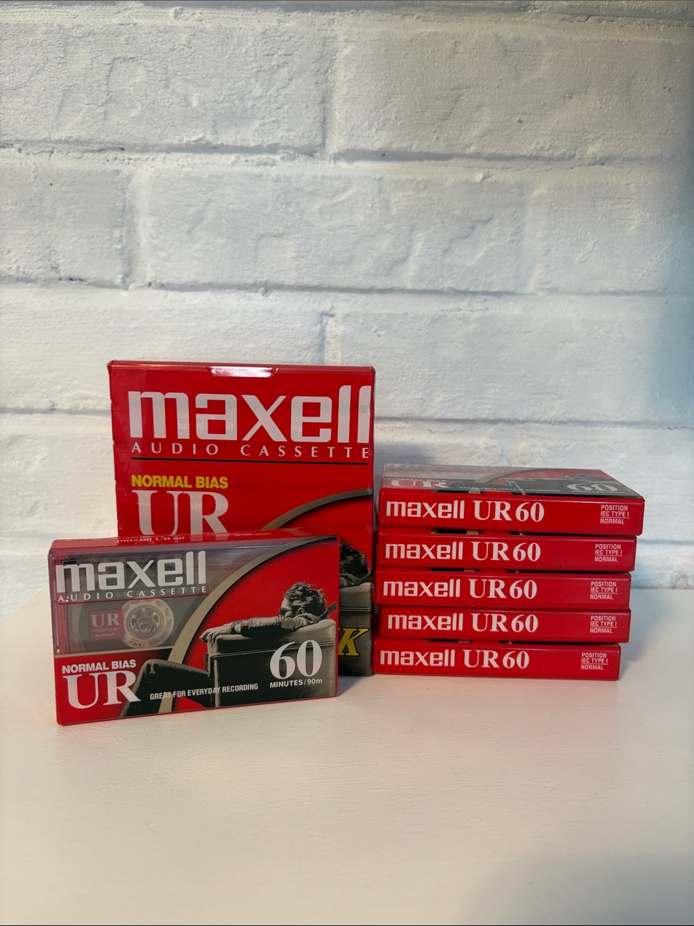 Maxell Audio Cassette 60 min. lot of 14